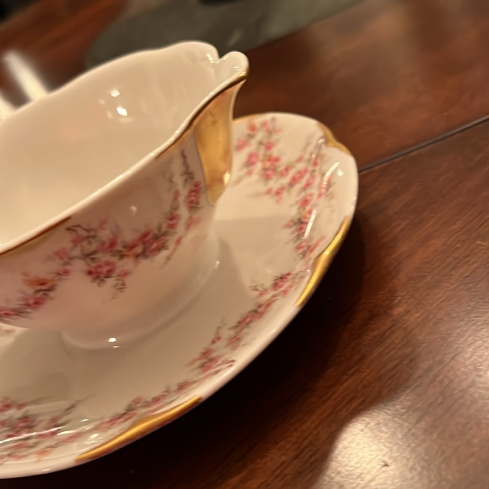 Haviland Varenne Round Gravy Boat/Attached Underplate - Picture 4 of 5